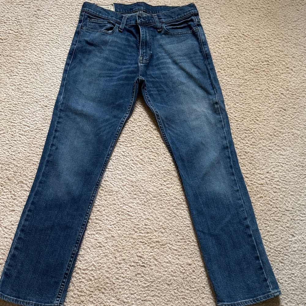 Hollister Men's Straight Blue Jeans